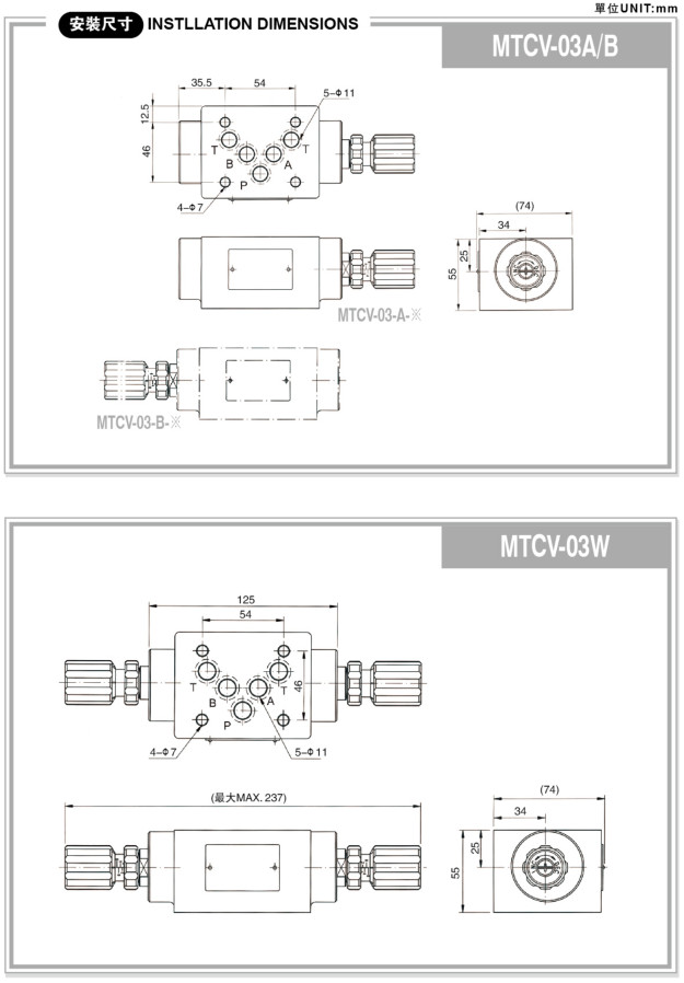疊加式單向節(jié)流閥 MTCV 疊加式單向節(jié)流閥 MTCV